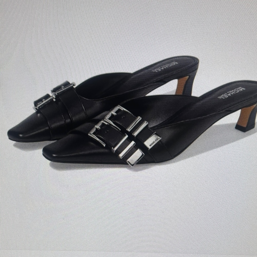 NWT Women’s Michael Michael Kors Darlington Leather Mule. 7.5 - Picture 1 of 4